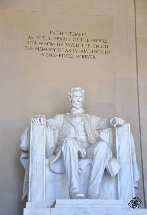 ESTATUA DE ABRAHAM LINCOL - LINCOLN MEMORIAL