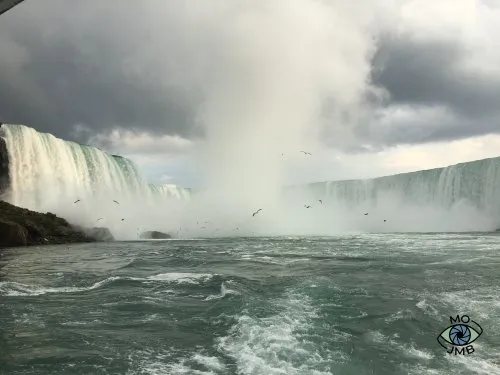 CATARATAS DEL NIÁGARA - VISTA A NIVEL DEL AGUA